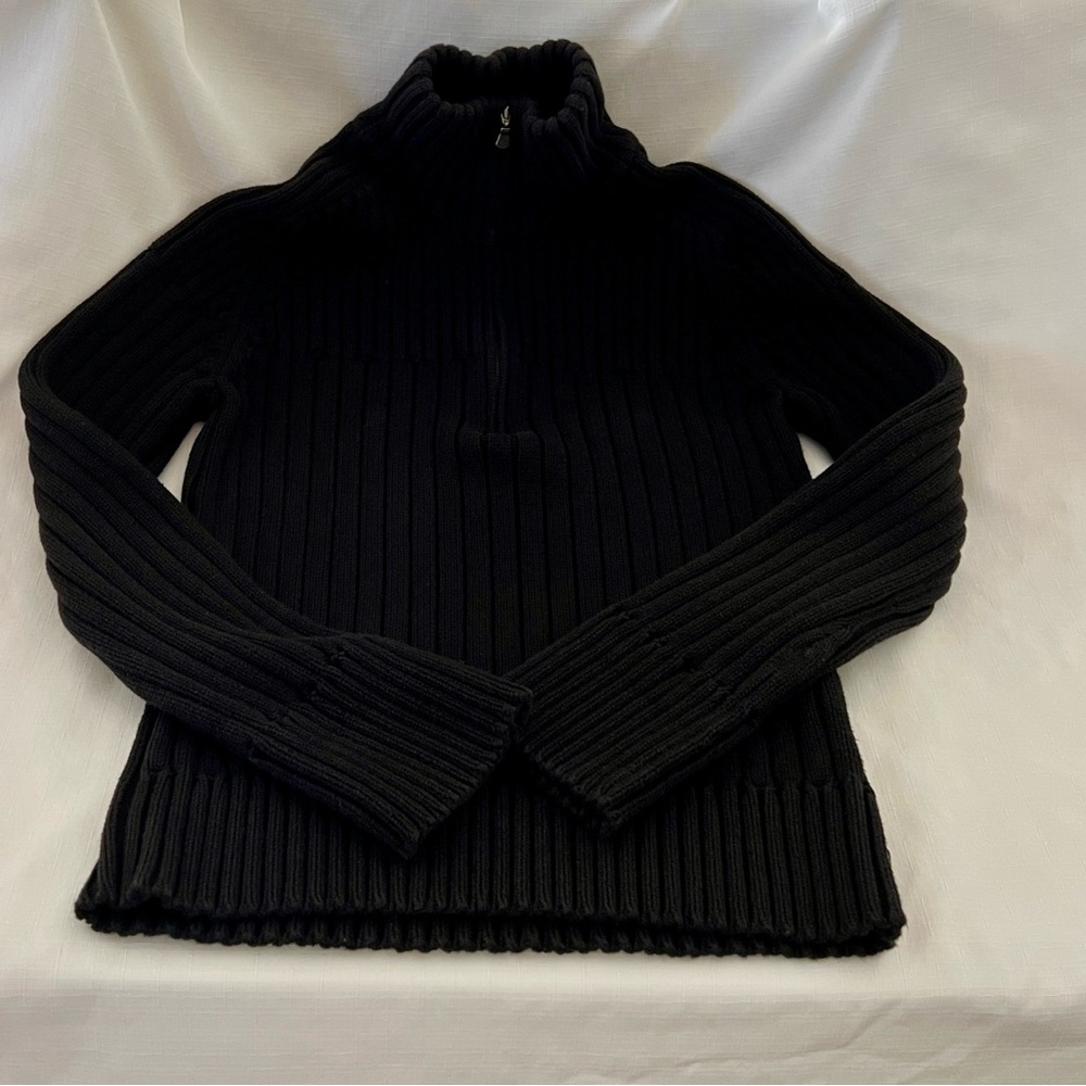 Calvin Klein / Black~Cotton Sweater / Vintage - Picture 9 of 9